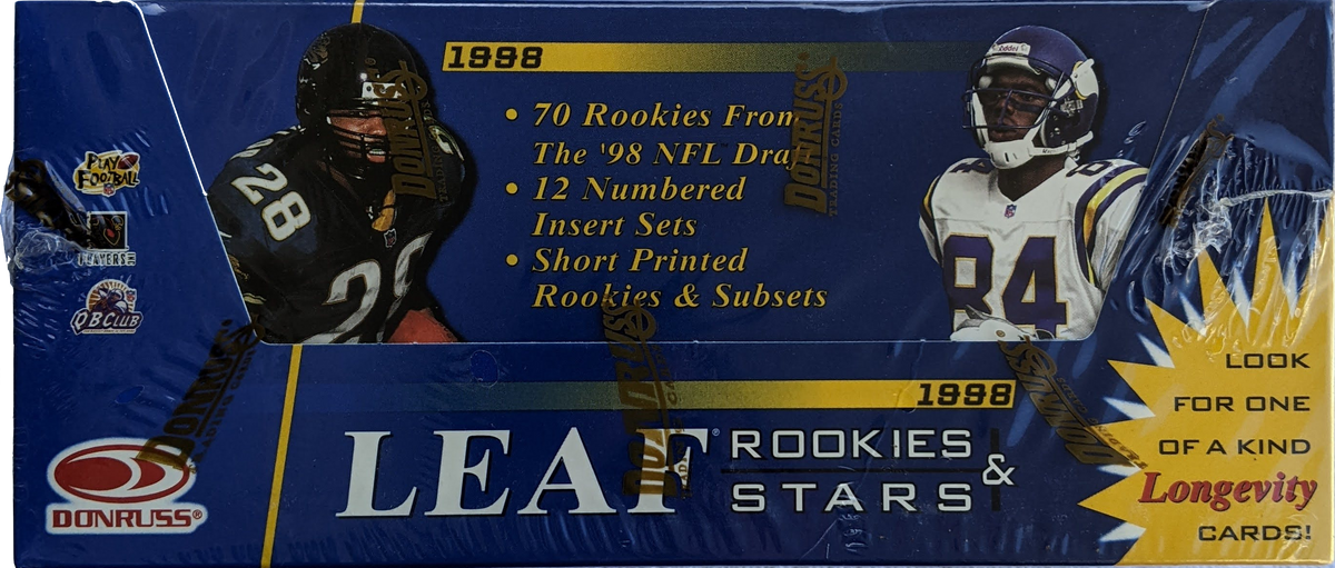 1998 outlets Leaf Rookies & Stars Box NEW/SEALED