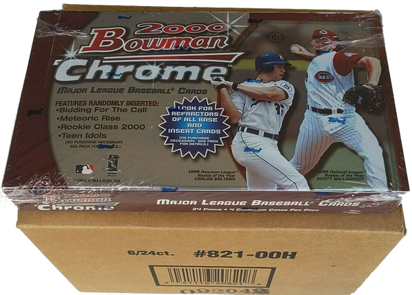 2001 Bowman Chrome Hobby Baseball Box