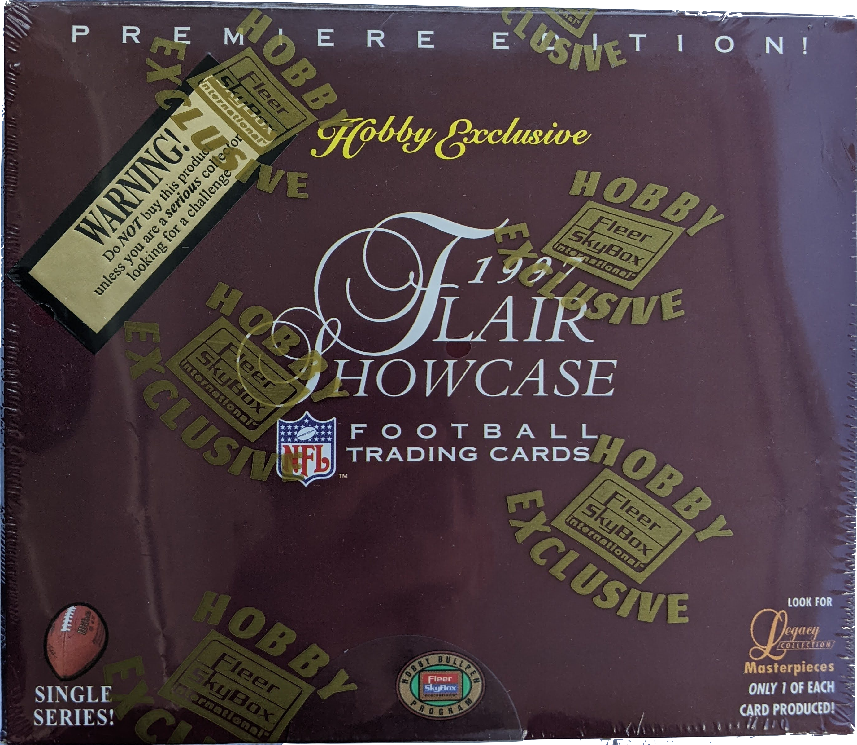 1997 Flair Showcase Football - Premiere Edition